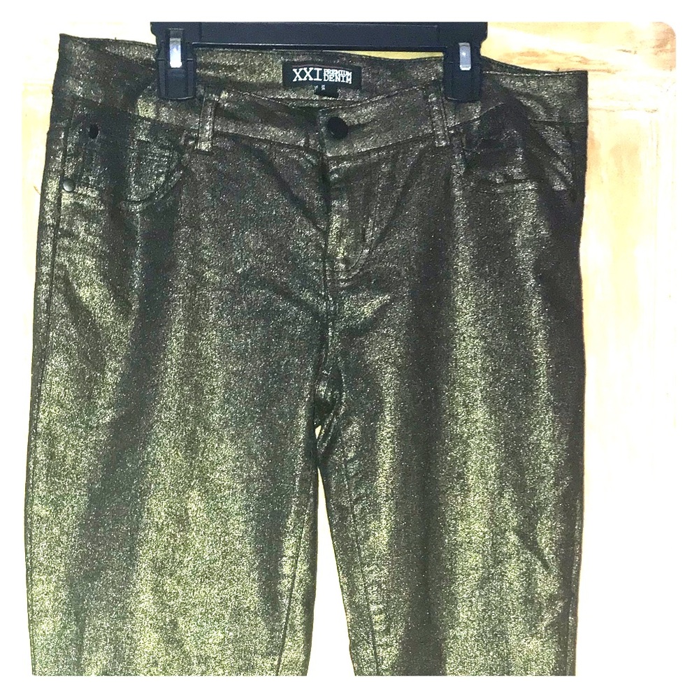 Premium Denim Black and Gold